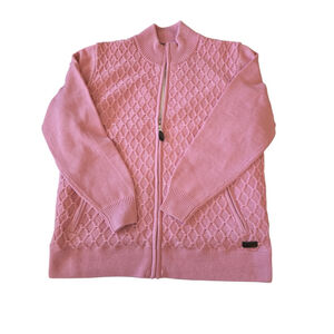 Abacus LDS Avondale Windstop Cardigan-Rhubarb Women's Sz XXL (C-42)
